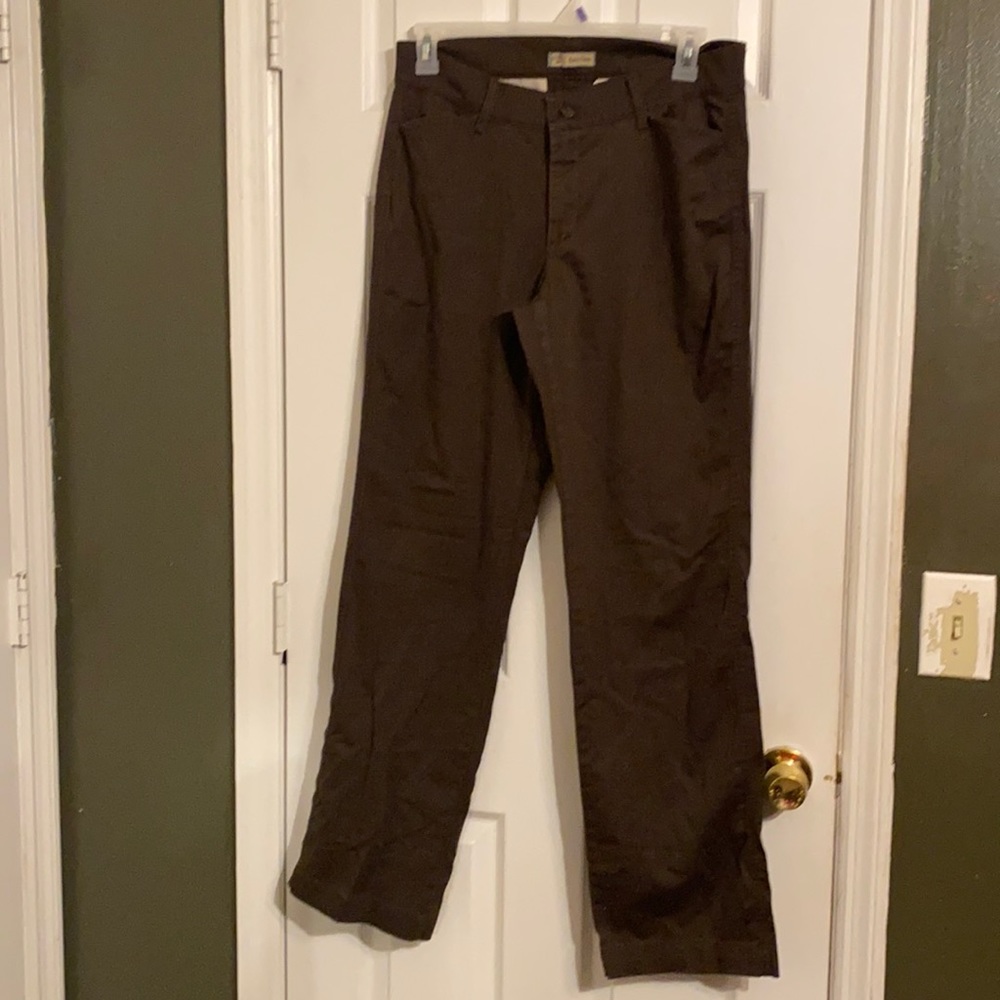 Brown Easy Care Riders By Lee Pants